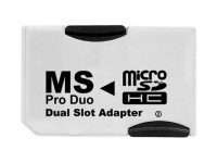 Pro Duo Adapter für MicroSD DUAL (für 2x MicroSD)