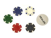500 Poker Chips mit Alukoffer (11,5 Gramm)