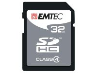 SDHC 32GB EMTEC CL4 Silver Memory Blister